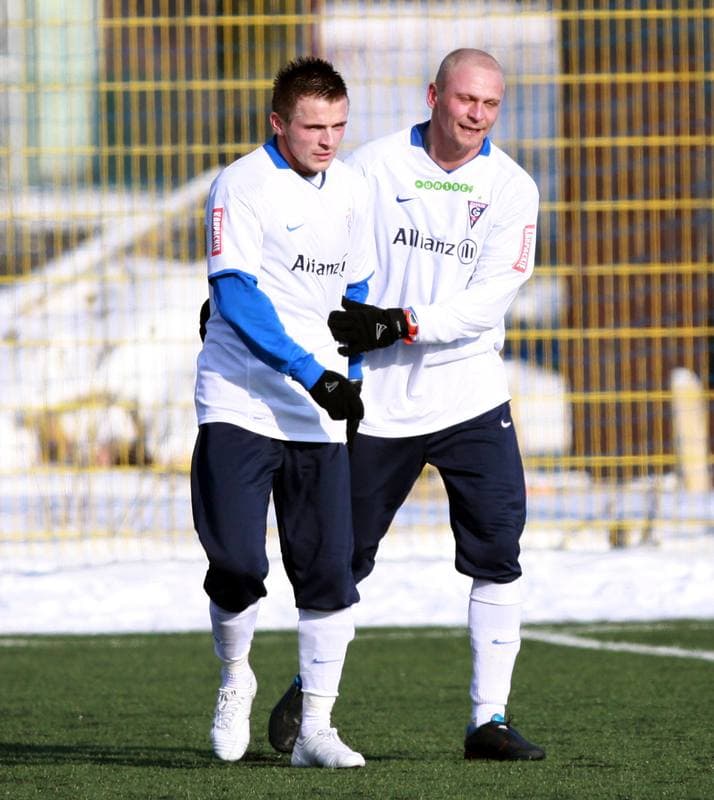 Football. Sparing. GKS Tychy - Gornik Zabrze. 23.01.2010