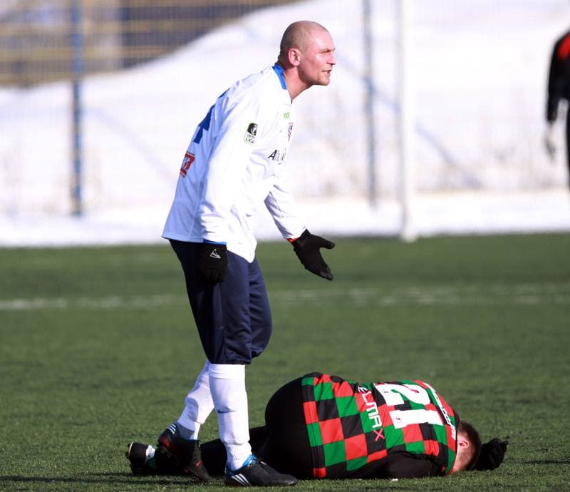 Football. Sparing. GKS Tychy - Gornik Zabrze. 23.01.2010