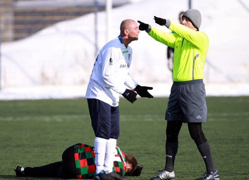 Football. Sparing. GKS Tychy - Gornik Zabrze. 23.01.2010