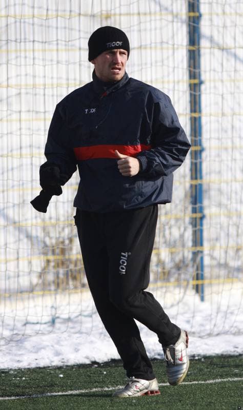 Football. Sparing. Gornik Zabrze - Odra Wodzislaw. 23.01.2010