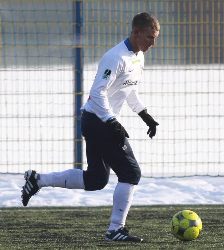 Football. Sparing. Gornik Zabrze - Odra Wodzislaw. 23.01.2010