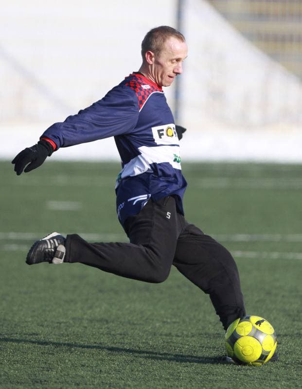 Football. Sparing. Gornik Zabrze - Odra Wodzislaw. 23.01.2010