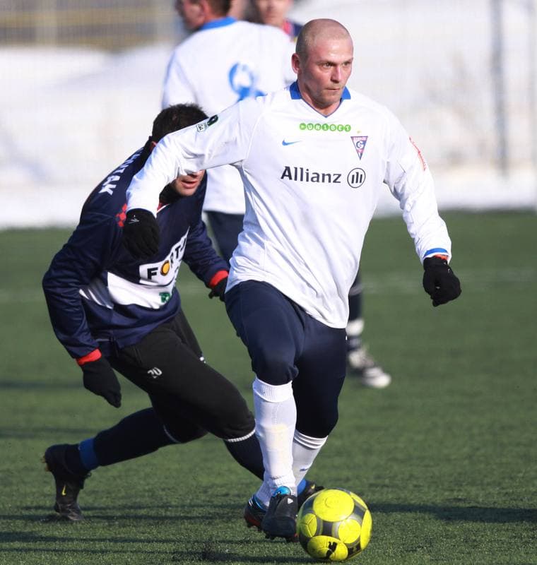 Football. Sparing. Gornik Zabrze - Odra Wodzislaw. 23.01.2010