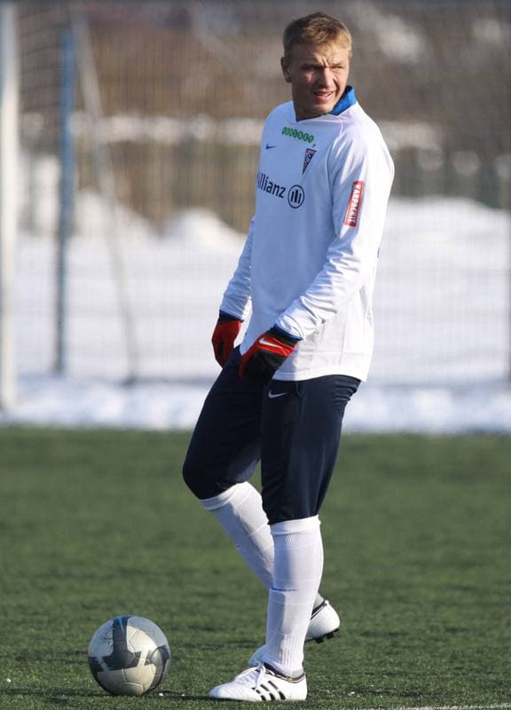 Football. Sparing. Gornik Zabrze - Odra Wodzislaw. 23.01.2010