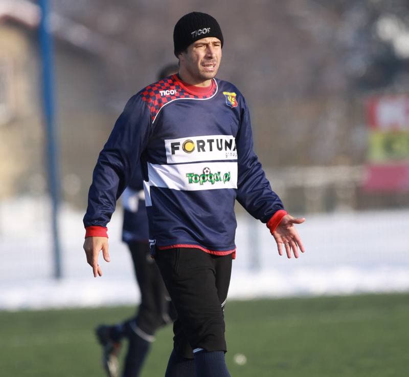 Football. Sparing. Gornik Zabrze - Odra Wodzislaw. 23.01.2010