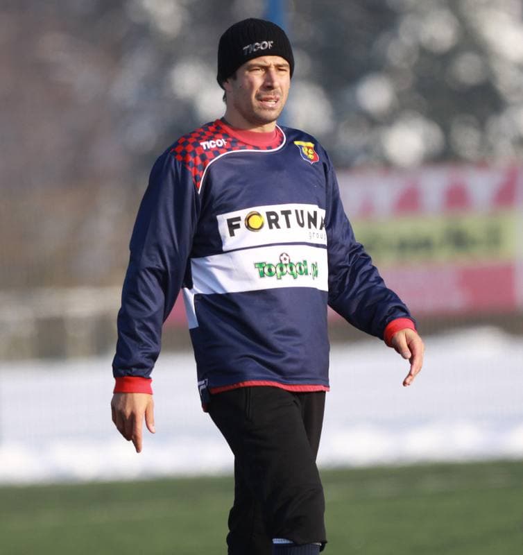 Football. Sparing. Gornik Zabrze - Odra Wodzislaw. 23.01.2010