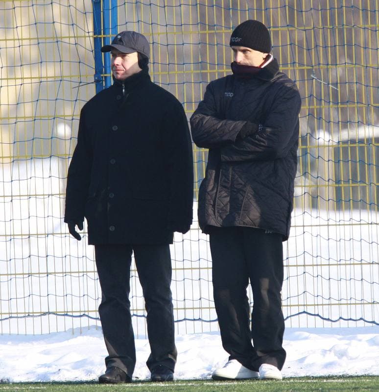 Football. Sparing. Gornik Zabrze - Odra Wodzislaw. 23.01.2010