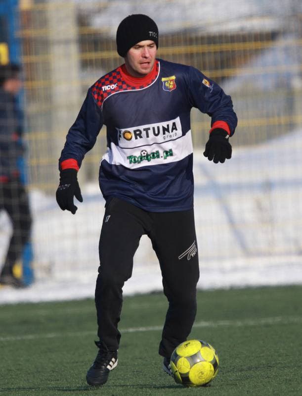 Football. Sparing. Gornik Zabrze - Odra Wodzislaw. 23.01.2010