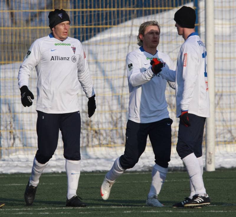 Football. Sparing. Gornik Zabrze - Odra Wodzislaw. 23.01.2010