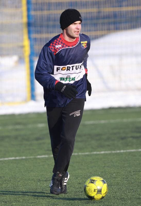 Football. Sparing. Gornik Zabrze - Odra Wodzislaw. 23.01.2010