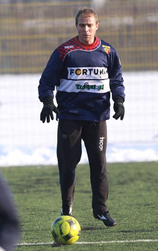 Football. Sparing. Gornik Zabrze - Odra Wodzislaw. 23.01.2010