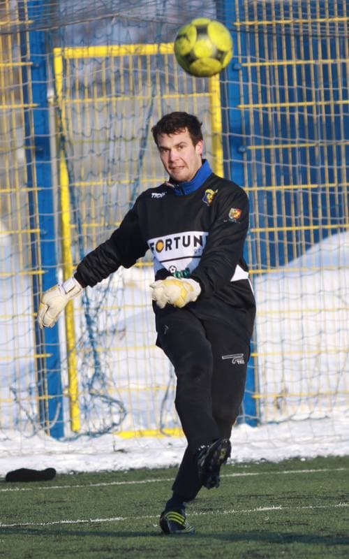 Football. Sparing. Gornik Zabrze - Odra Wodzislaw. 23.01.2010