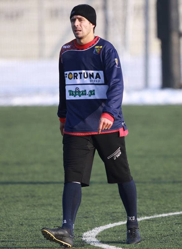 Football. Sparing. Gornik Zabrze - Odra Wodzislaw. 23.01.2010