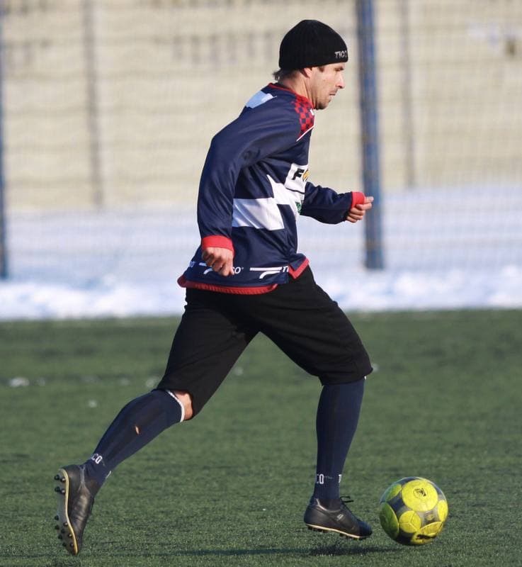 Football. Sparing. Gornik Zabrze - Odra Wodzislaw. 23.01.2010