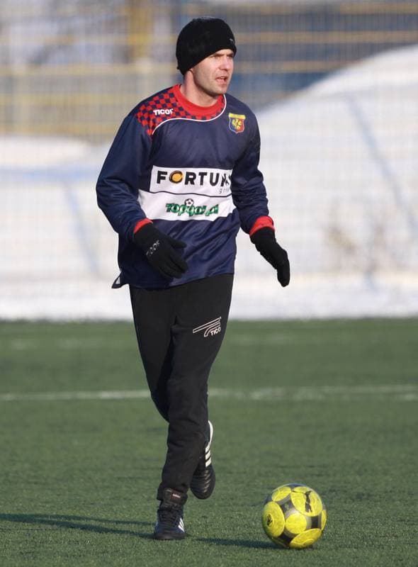 Football. Sparing. Gornik Zabrze - Odra Wodzislaw. 23.01.2010