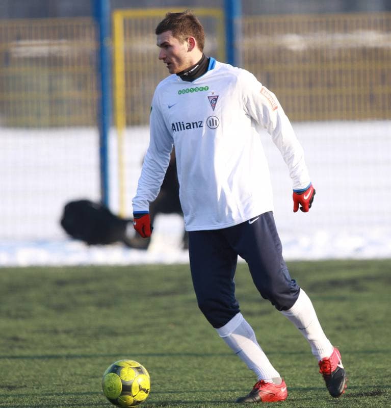 Football. Sparing. Gornik Zabrze - Odra Wodzislaw. 23.01.2010