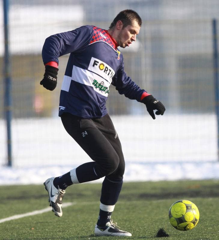 Football. Sparing. Gornik Zabrze - Odra Wodzislaw. 23.01.2010