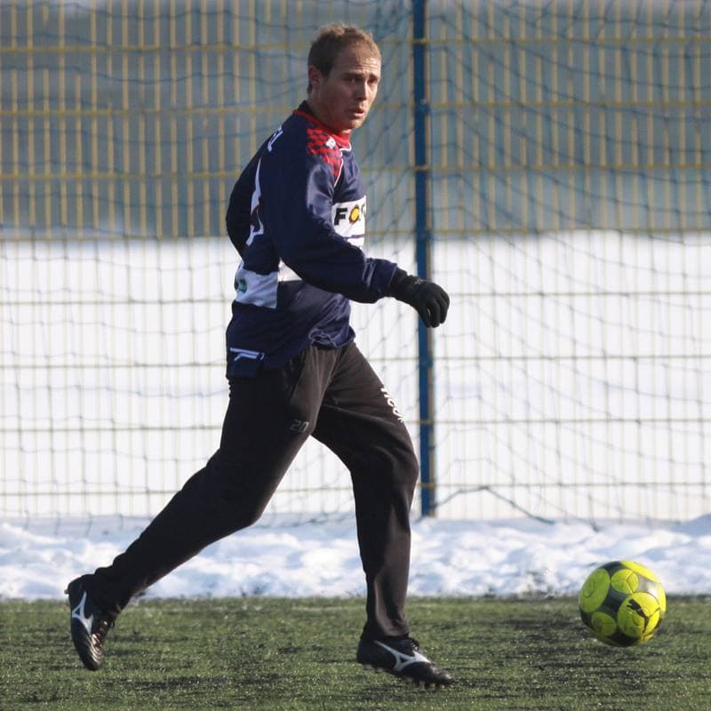 Football. Sparing. Gornik Zabrze - Odra Wodzislaw. 23.01.2010