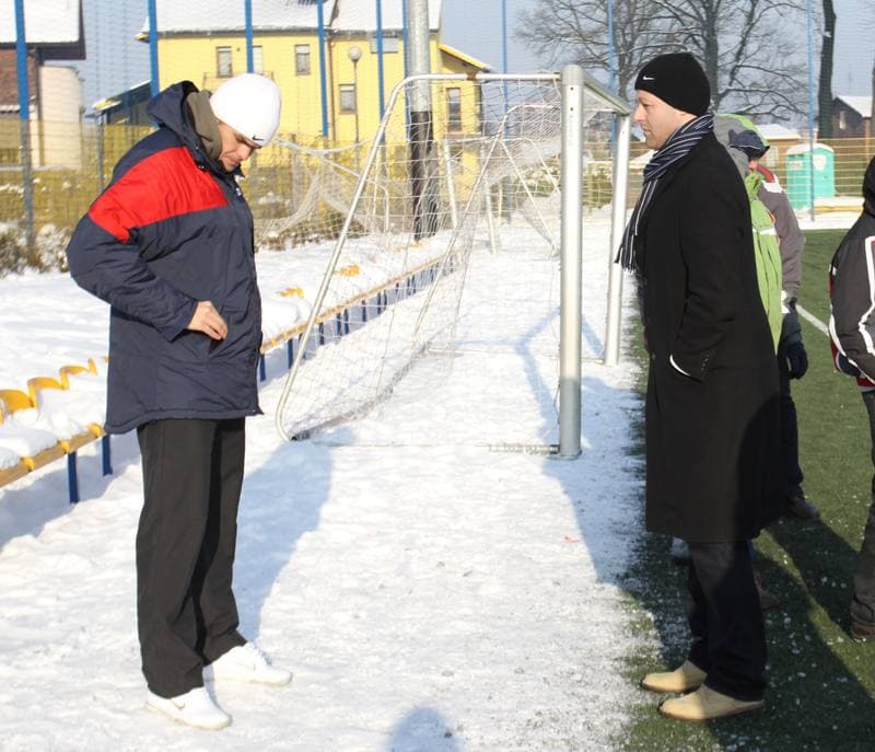 Football. Sparing. Gornik Zabrze - Odra Wodzislaw. 23.01.2010