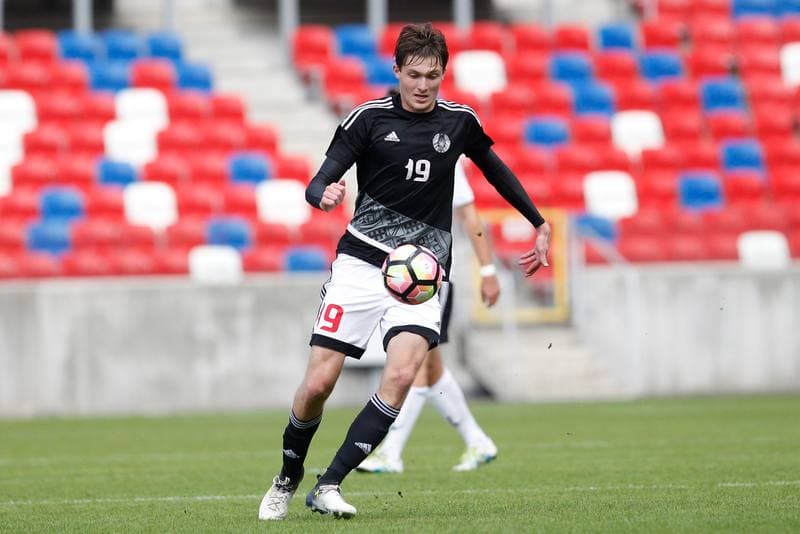 Football. European Under-19 Championship. Germany - Belarus. 04.10.2017