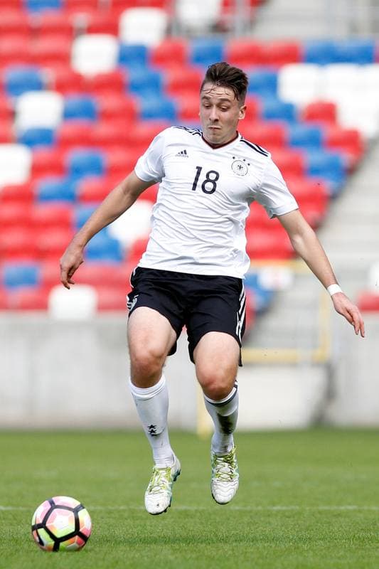 Football. European Under-19 Championship. Germany - Belarus. 04.10.2017