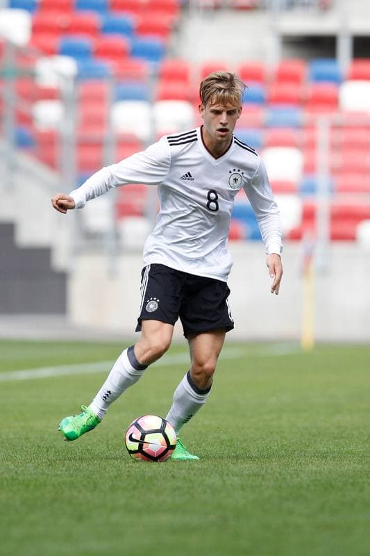 Football. European Under-19 Championship. Germany - Belarus. 04.10.2017