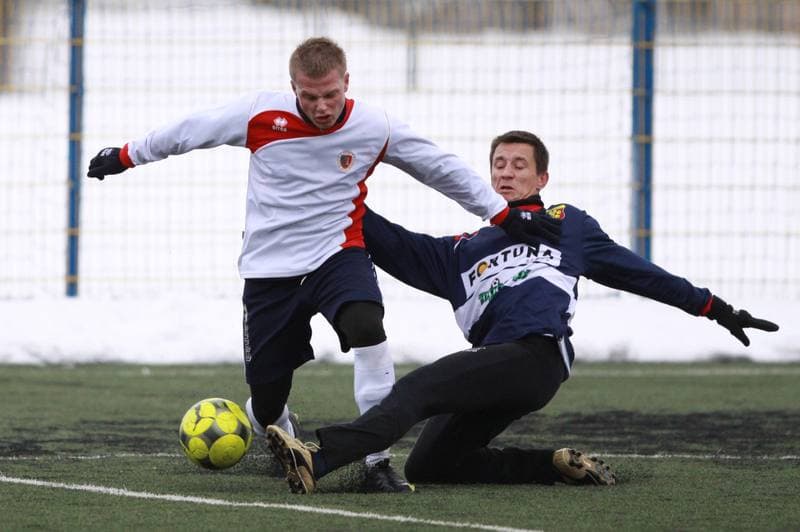 Football. Friendly Match. Piast Gliwice - Odra Wodzislaw. 30.01.2010