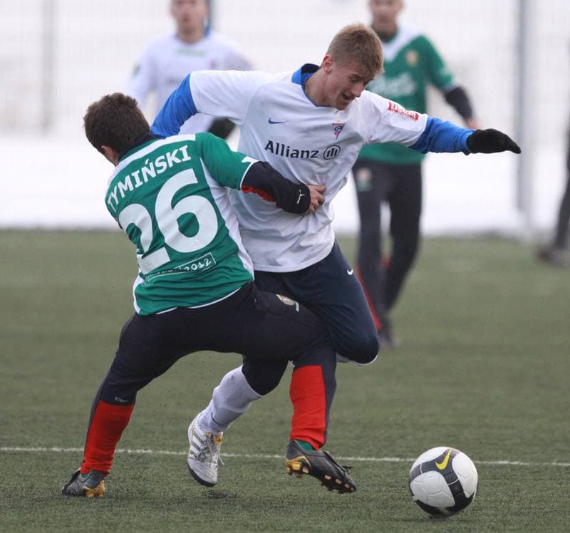 Football. Sparing. Gornik Zabrze - Slask Wroclaw. 05.02.2010