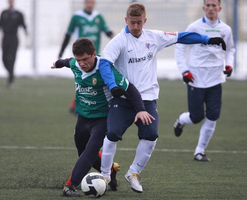 Football. Sparing. Gornik Zabrze - Slask Wroclaw. 05.02.2010