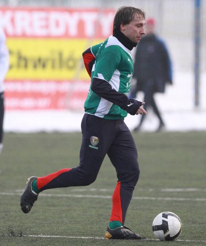 Football. Sparing. Gornik Zabrze - Slask Wroclaw. 05.02.2010