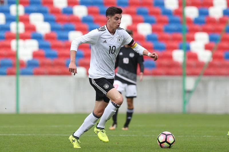 Football. European Under-19 Championship. Germany - Belarus. 04.10.2017