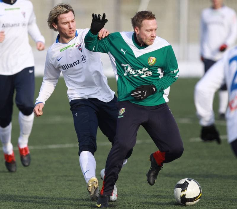 Football. Sparing. Gornik Zabrze - Slask Wroclaw. 05.02.2010