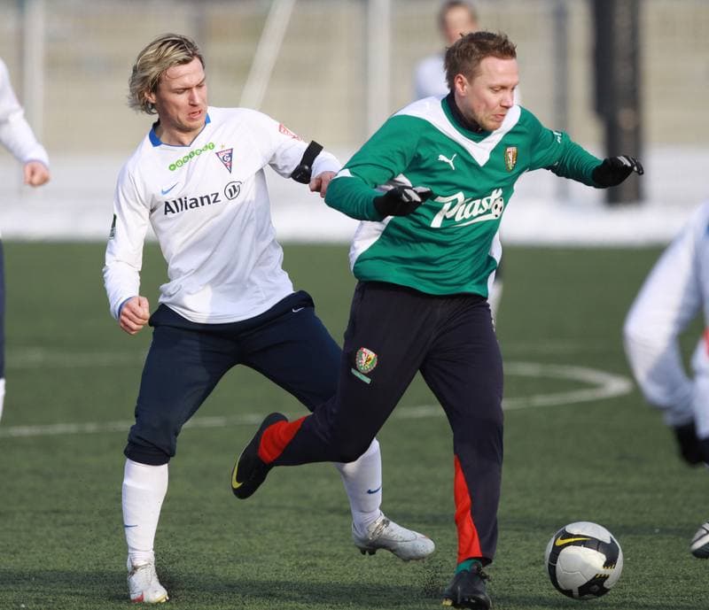 Football. Sparing. Gornik Zabrze - Slask Wroclaw. 05.02.2010