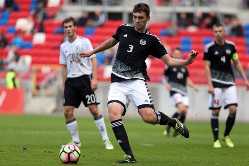 Football. European Under-19 Championship. Germany - Belarus. 04.10.2017