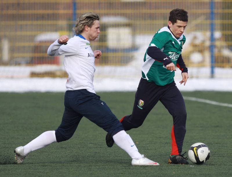Football. Sparing. Gornik Zabrze - Slask Wroclaw. 05.02.2010