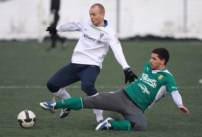Football. Sparing. Gornik Zabrze - Slask Wroclaw. 05.02.2010