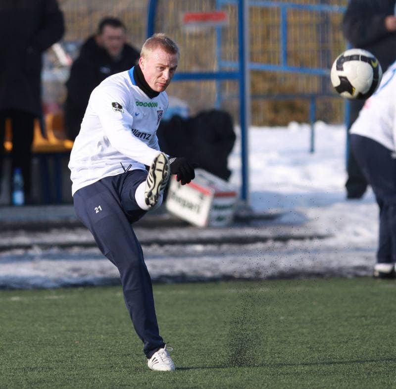 Football. Sparing. Gornik Zabrze - Slask Wroclaw. 05.02.2010