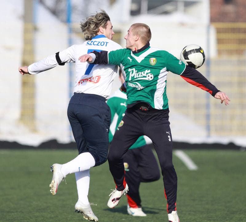 Football. Sparing. Gornik Zabrze - Slask Wroclaw. 05.02.2010