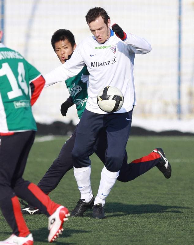 Football. Sparing. Gornik Zabrze - Slask Wroclaw. 05.02.2010