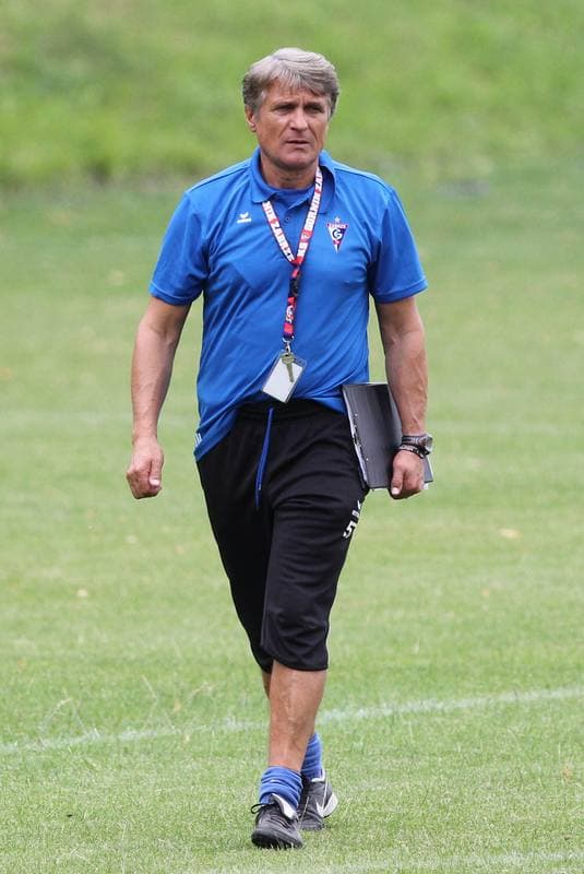Football. Gornik Zabrze. Training. 12.07.2011