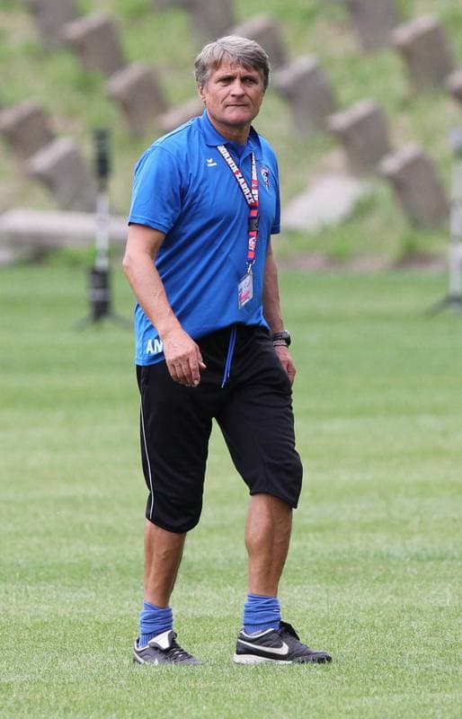 Football. Gornik Zabrze. Training. 12.07.2011