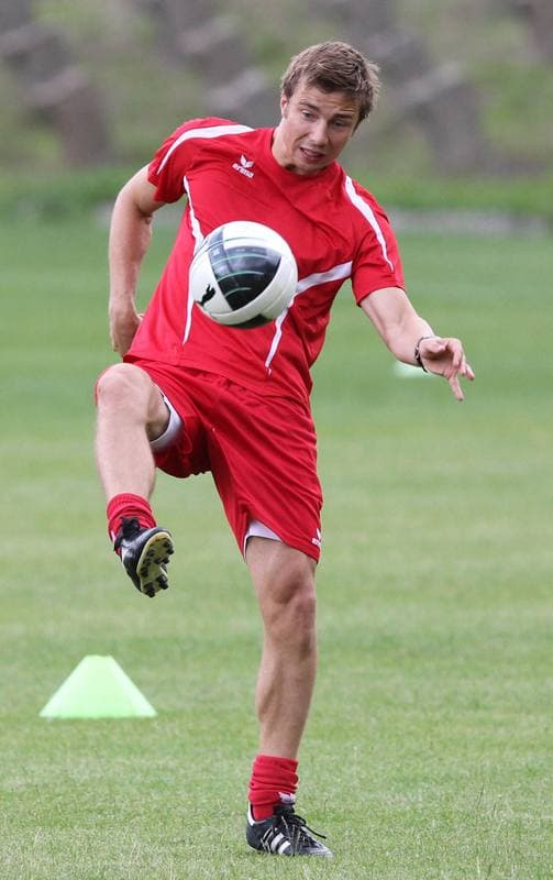 Football. Gornik Zabrze. Training. 12.07.2011