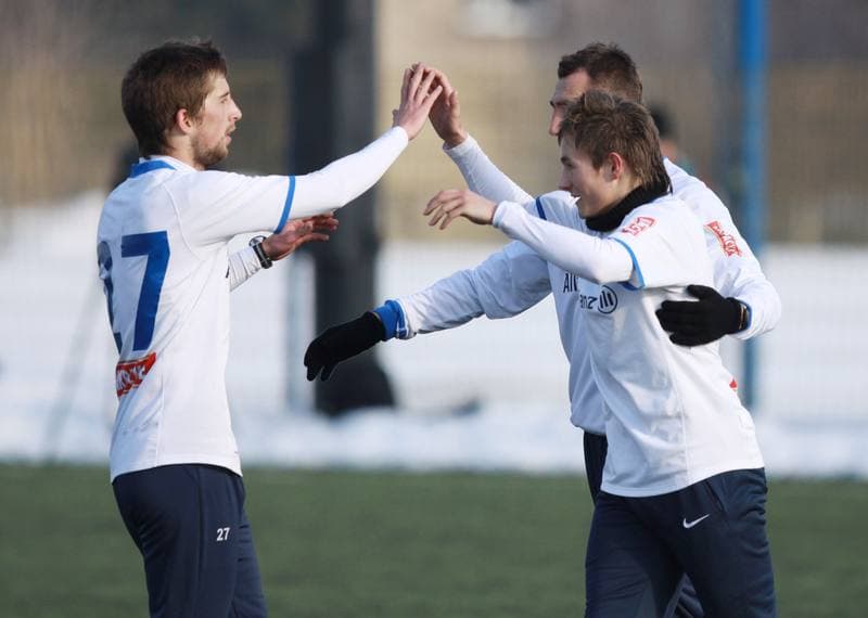 Football. Sparing. Gornik Zabrze - Slask Wroclaw. 05.02.2010