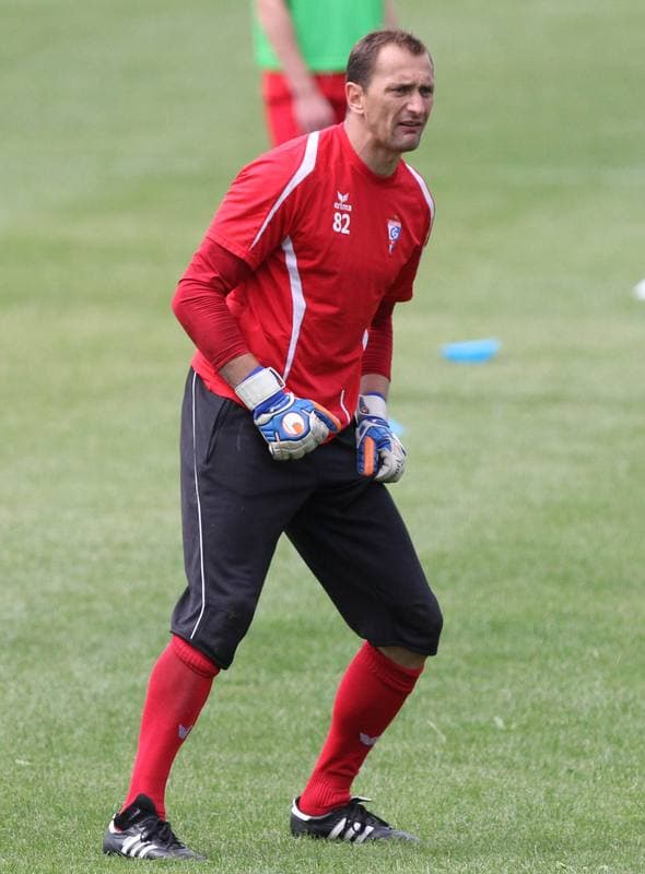 Football. Gornik Zabrze. Training. 12.07.2011