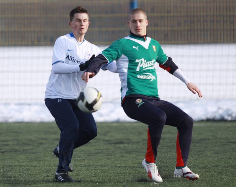 Football. Sparing. Gornik Zabrze - Slask Wroclaw. 05.02.2010
