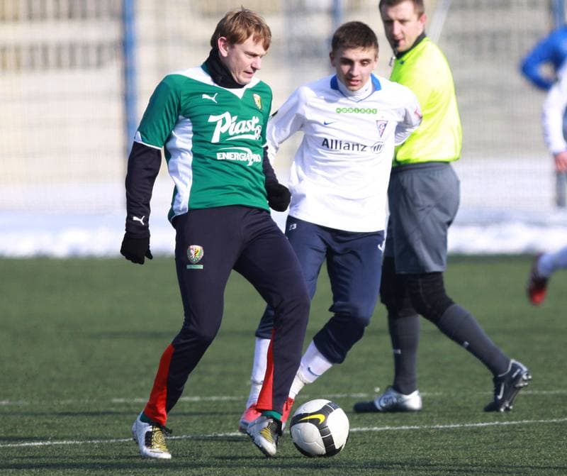 Football. Sparing. Gornik Zabrze - Slask Wroclaw. 05.02.2010