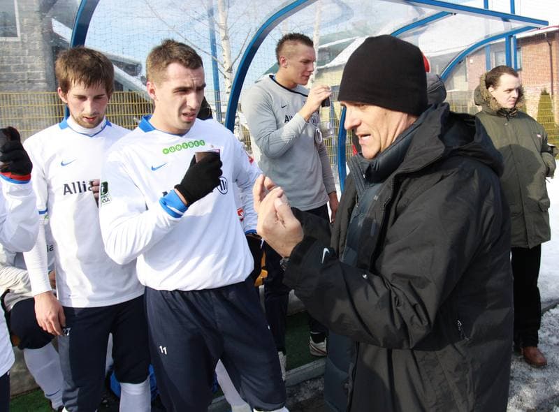 Football. Sparing. Gornik Zabrze - Slask Wroclaw. 05.02.2010