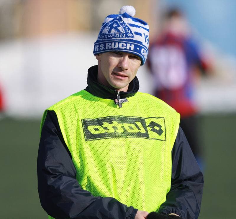 Football. Ruch Chorzow. Training. 05.02.2010