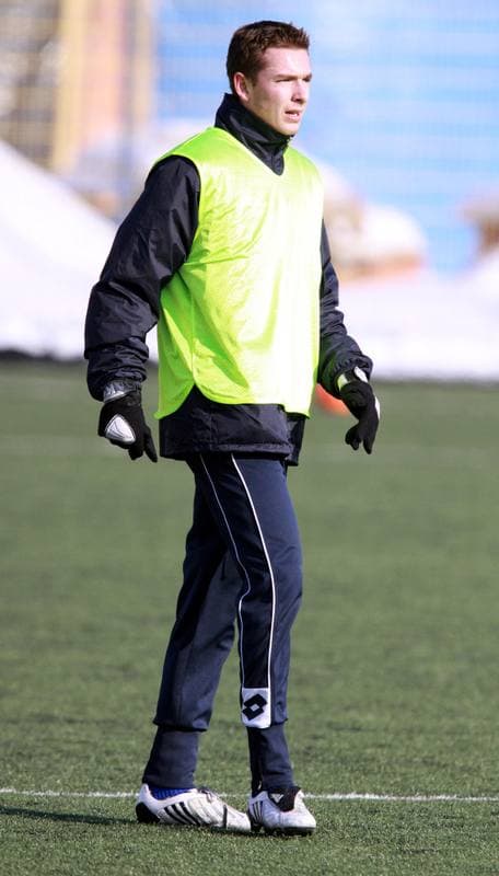 Football. Ruch Chorzow. Training. 05.02.2010