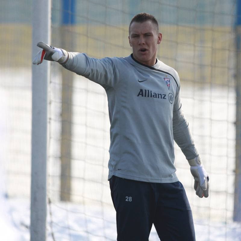 Football. Sparing. Gornik Zabrze - Polonia Bytom ME. 05.02.2010